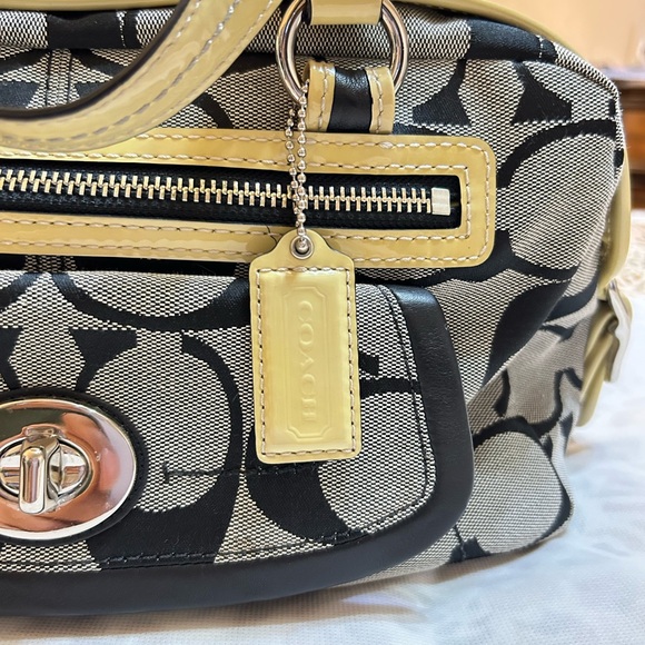 Coach Gray and Black Women's Bag - Picture 3 of 12